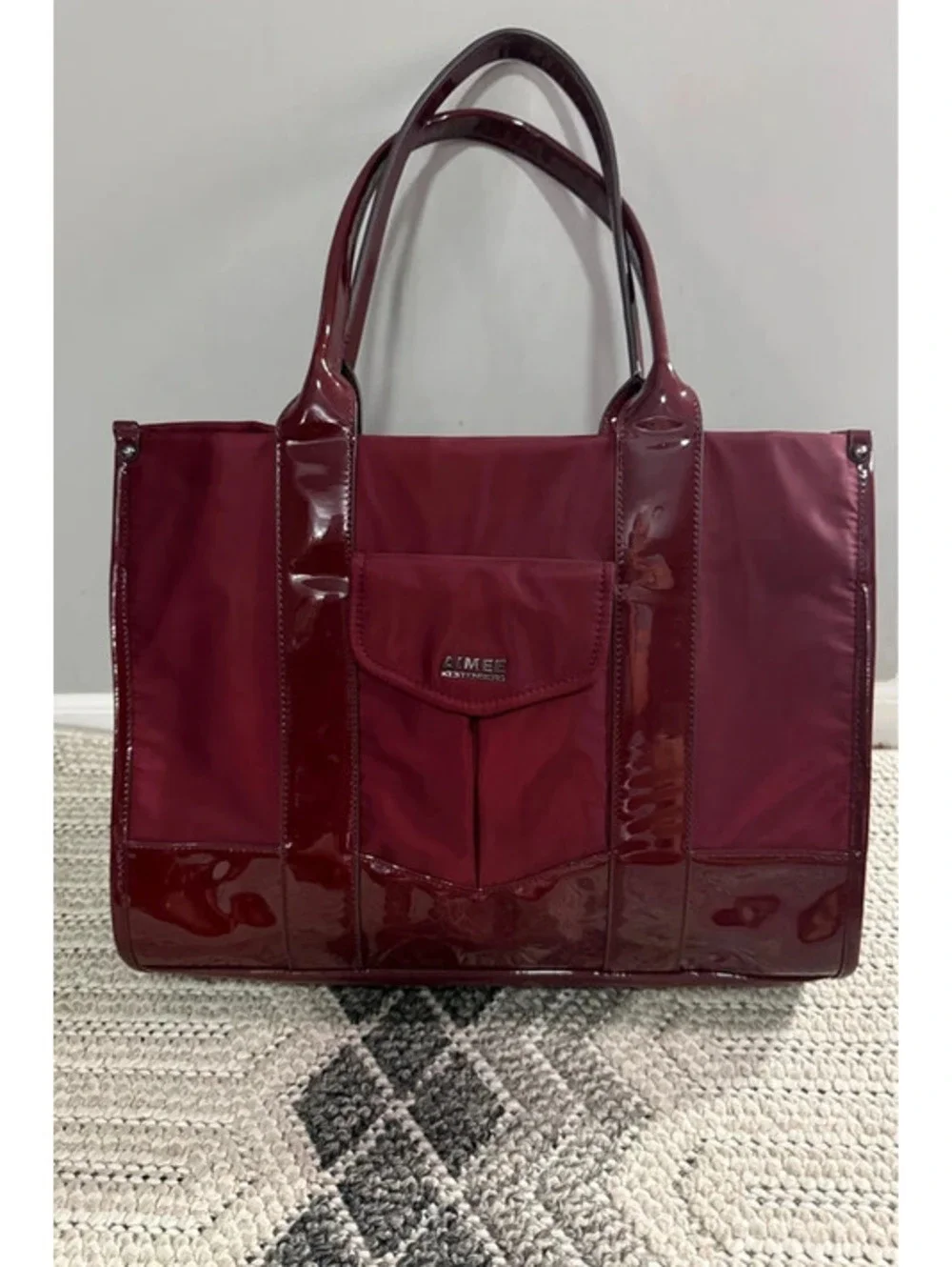 Aimee Kestenberg Burgundy Tote